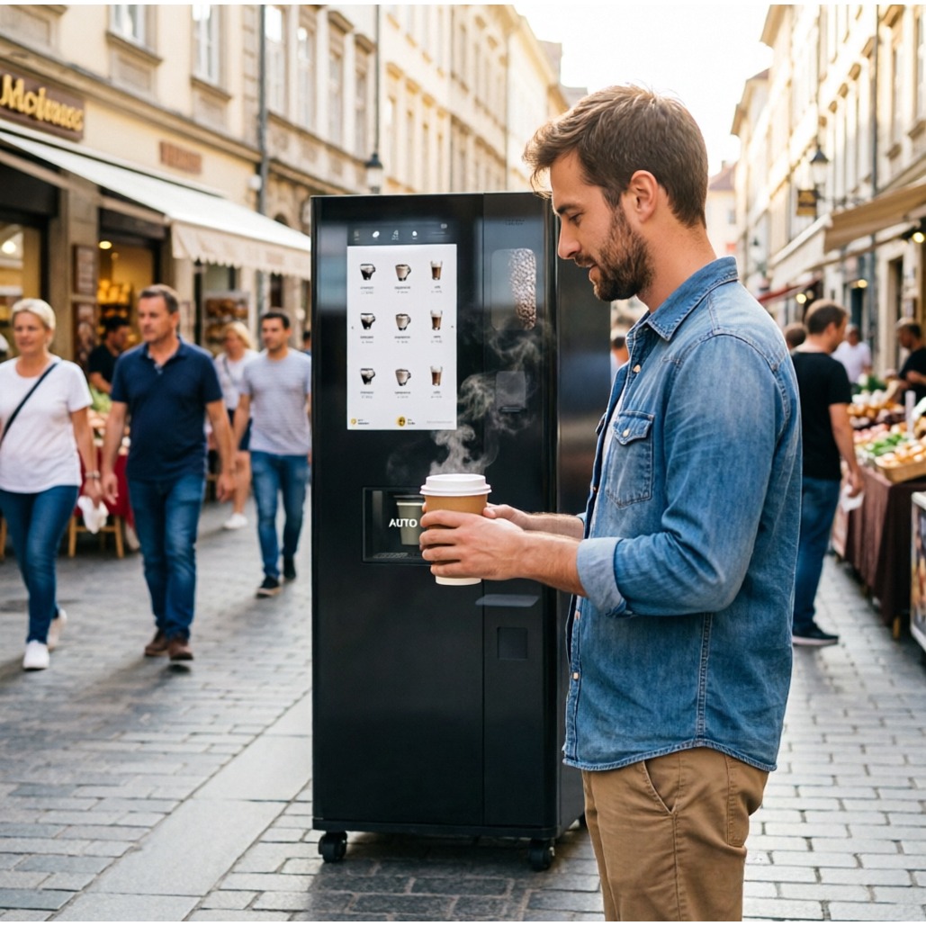 Self Service Coffee Vending Ma - огляд і ціна Coffee Equipment Dropshipping